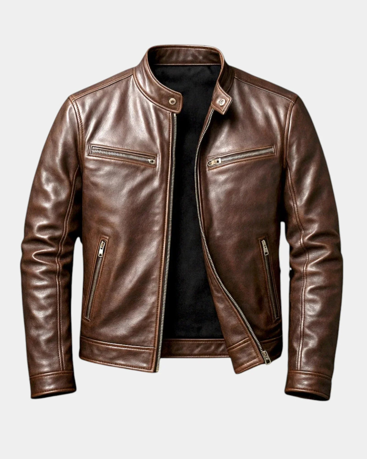 Bastien | Vintage Faux Leather Jacket
