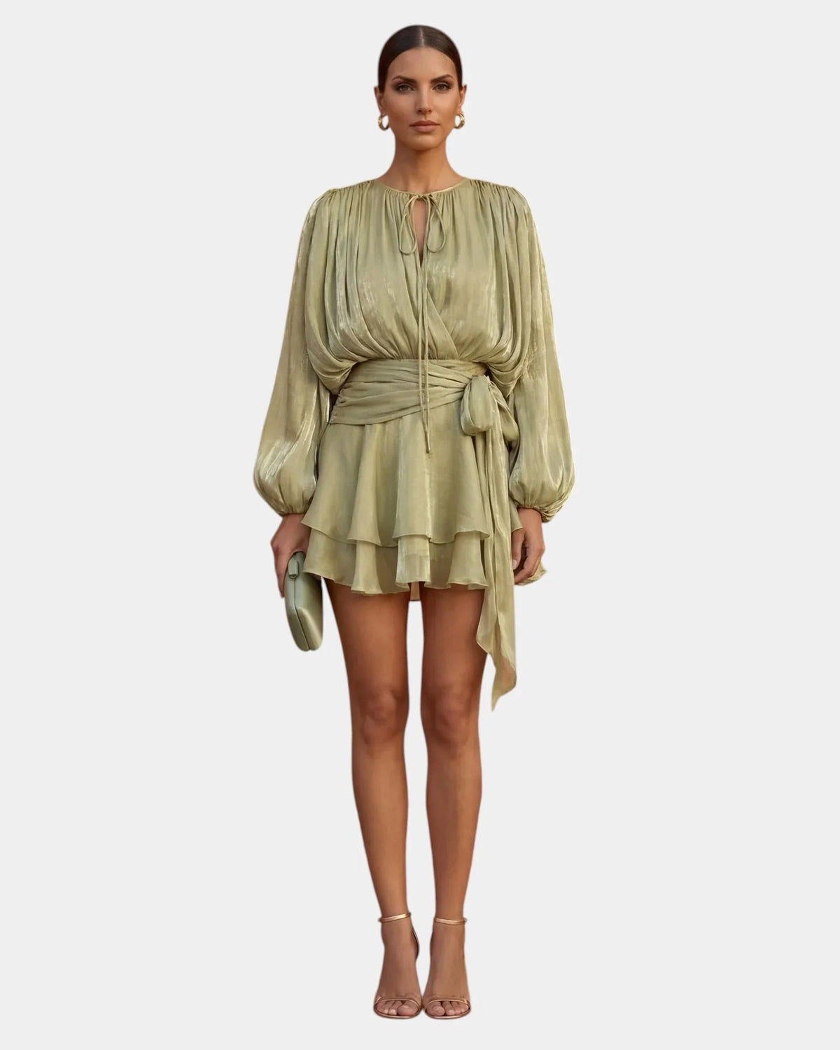 Aude | Short ruffled dress