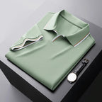Antoine | Soft Silk Polo Shirt