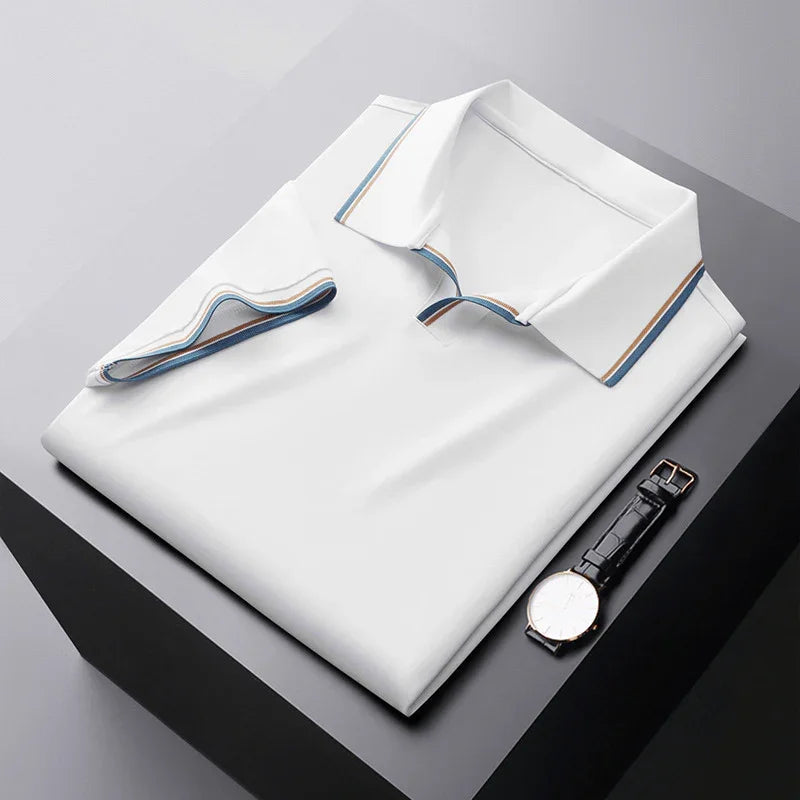 Antoine | Soft Silk Polo Shirt