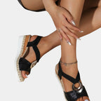 Oana | Elegant platform sandals