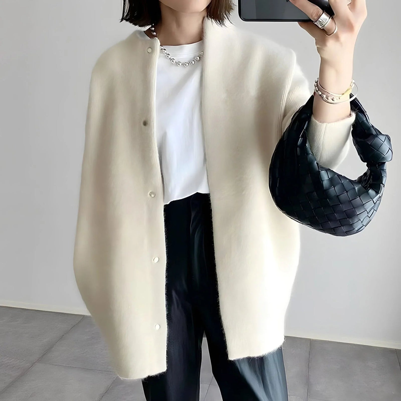 Whitney | Elegant Button Cardigan