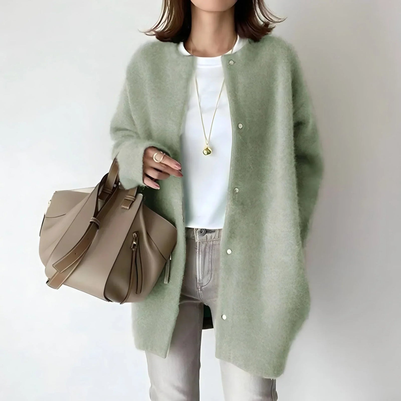 Whitney | Elegant Button Cardigan