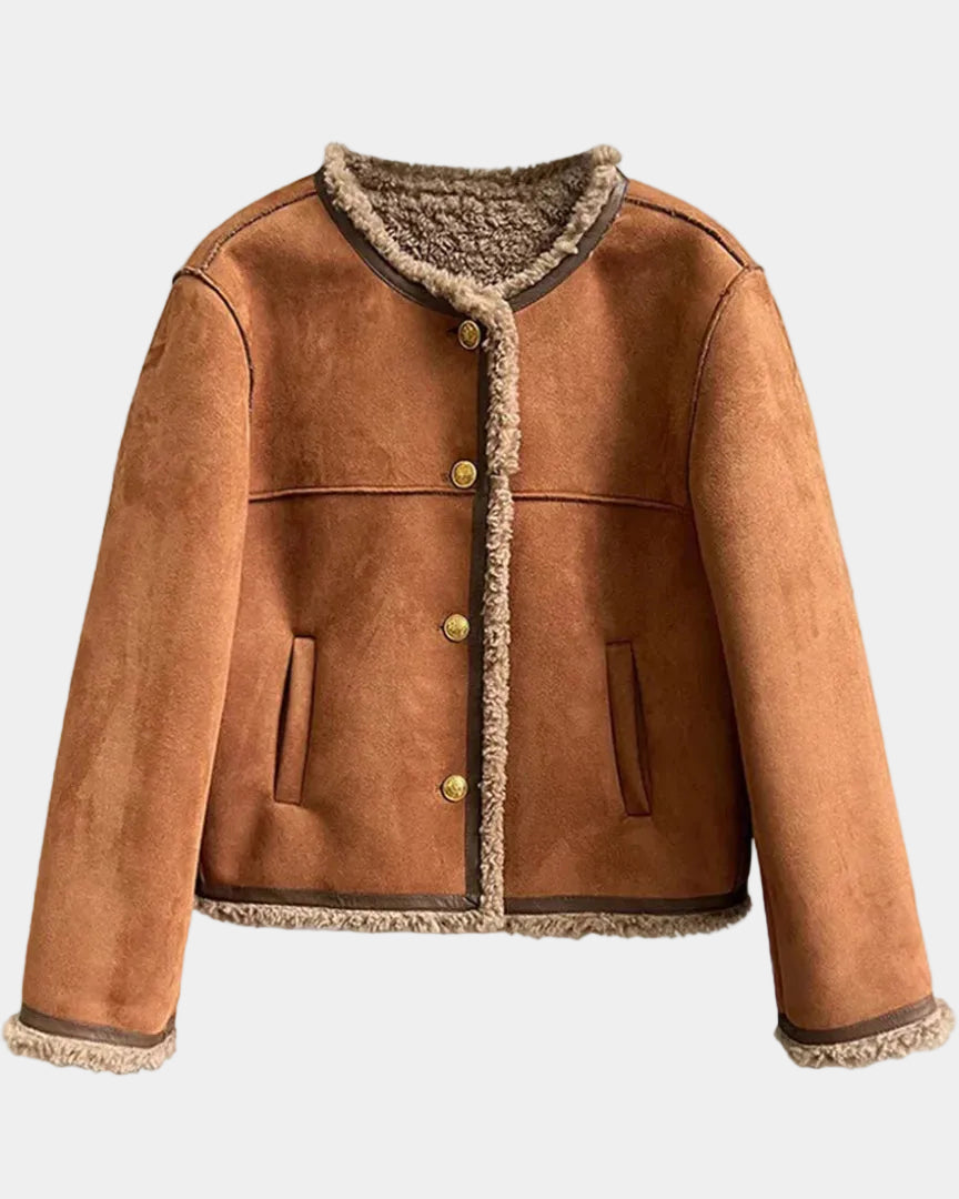 Adalswinde | Veste en daim synthétique pour femme