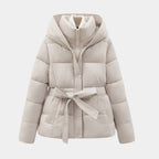 Amélyne | Veste d'hiver matelassée à capuche