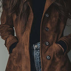 Sienna | Elegant Suede Trench Coat