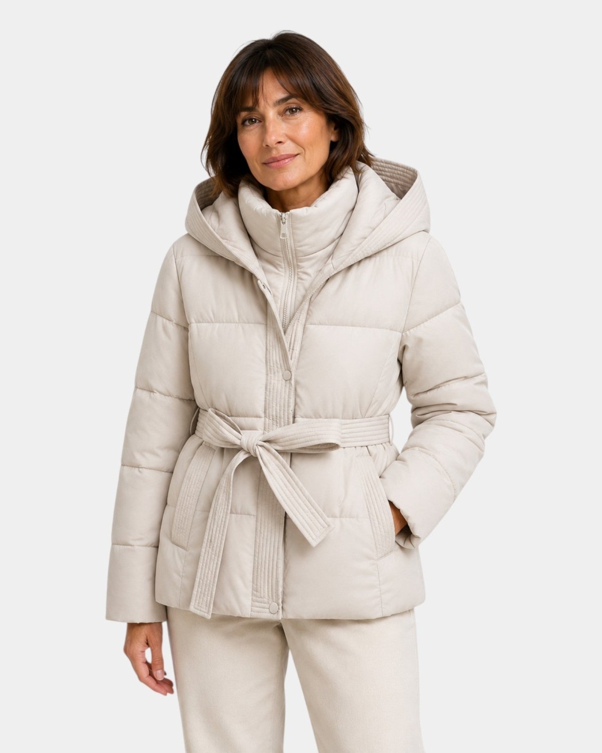 Amélyne | Hooded Quilted Winter Jacket
