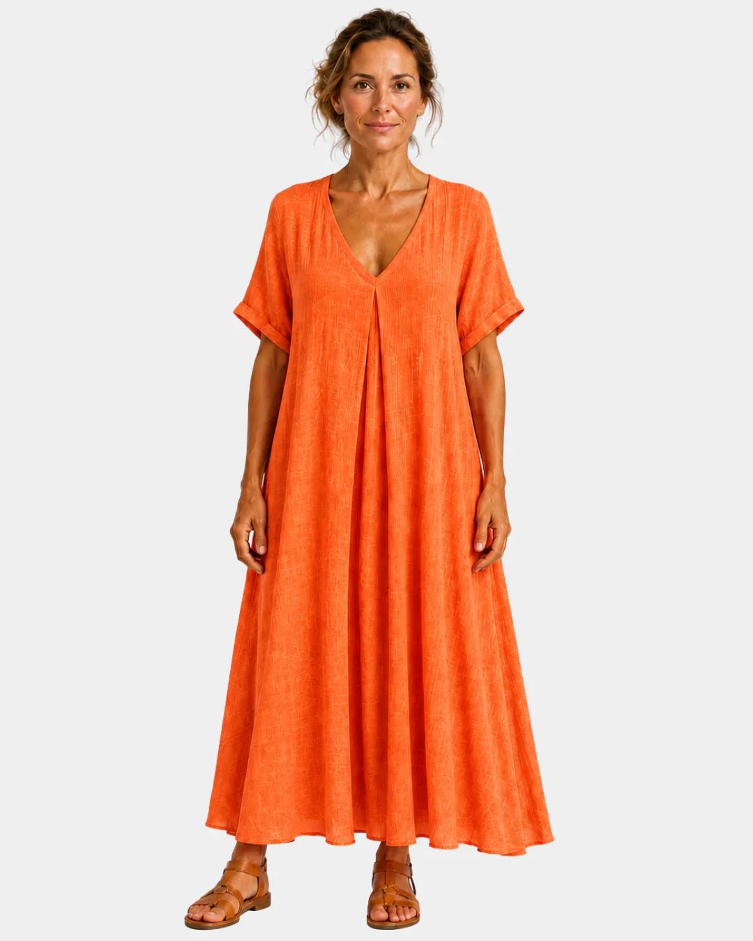 Basin | Lightweight maxi dress with a V-neck