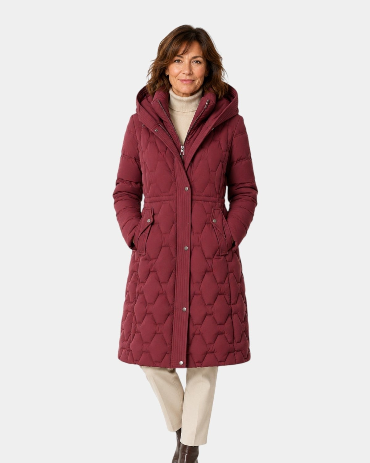 Briseida | Long Hooded Down Coat