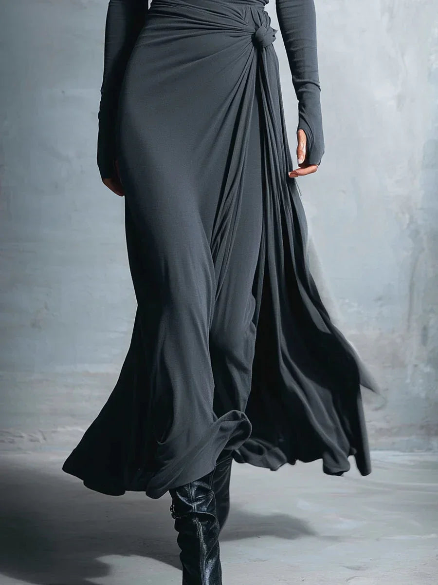 Renee | Draped Maxi Dress