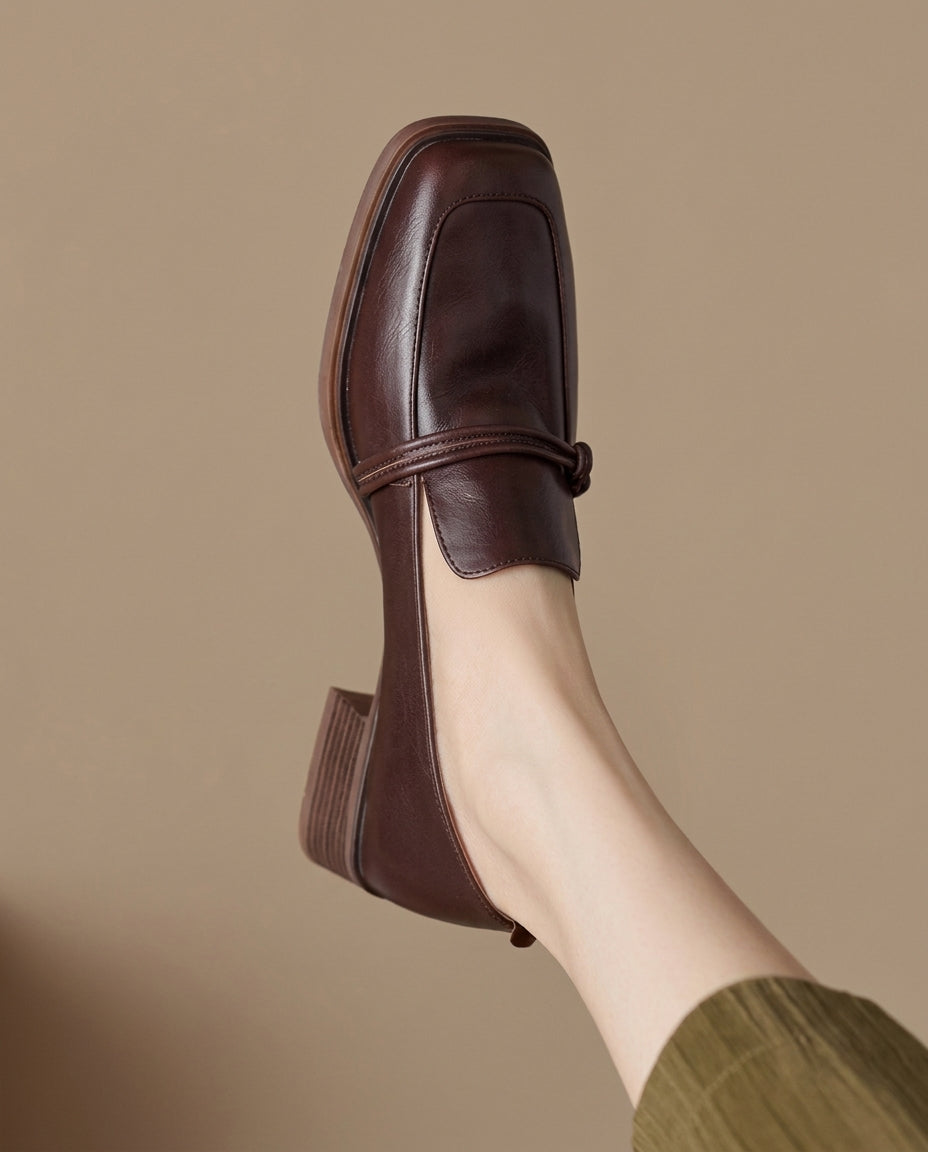 Audrey | Comfortable Women's Block-Heel Loafers
