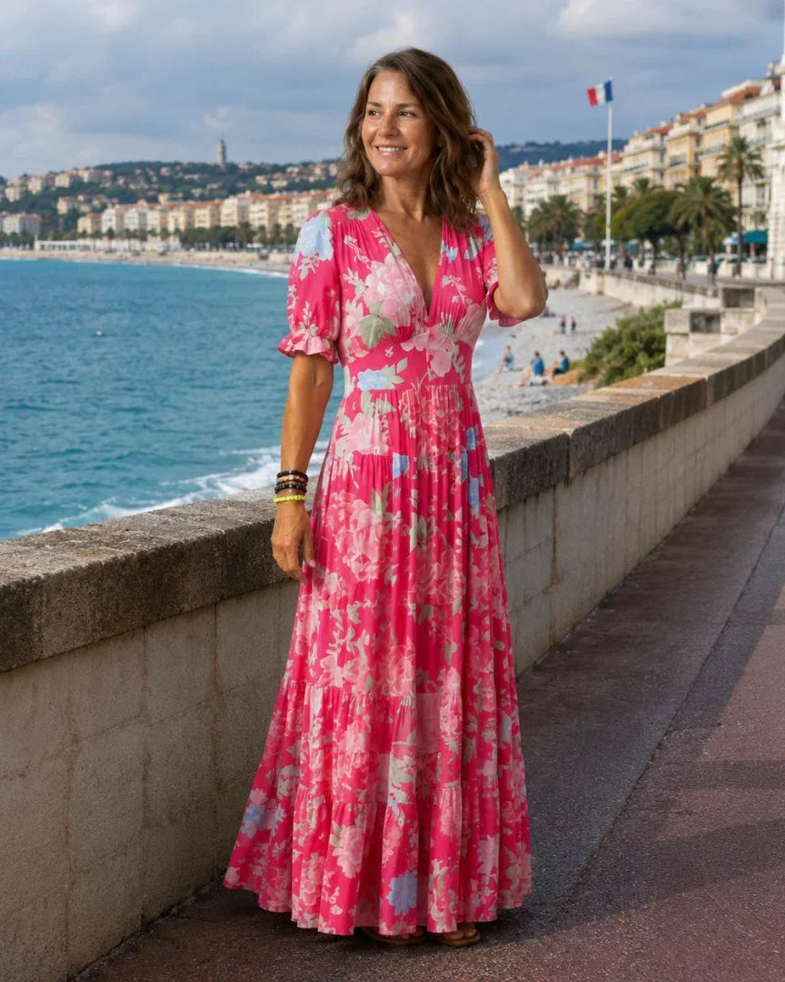 Césarie | Floral maxi dress