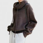 Marie | Cosy Jumper with High Neck and Hood