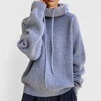 Marie | Cosy Jumper with High Neck and Hood