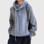 Marie | Cosy Jumper with High Neck and Hood