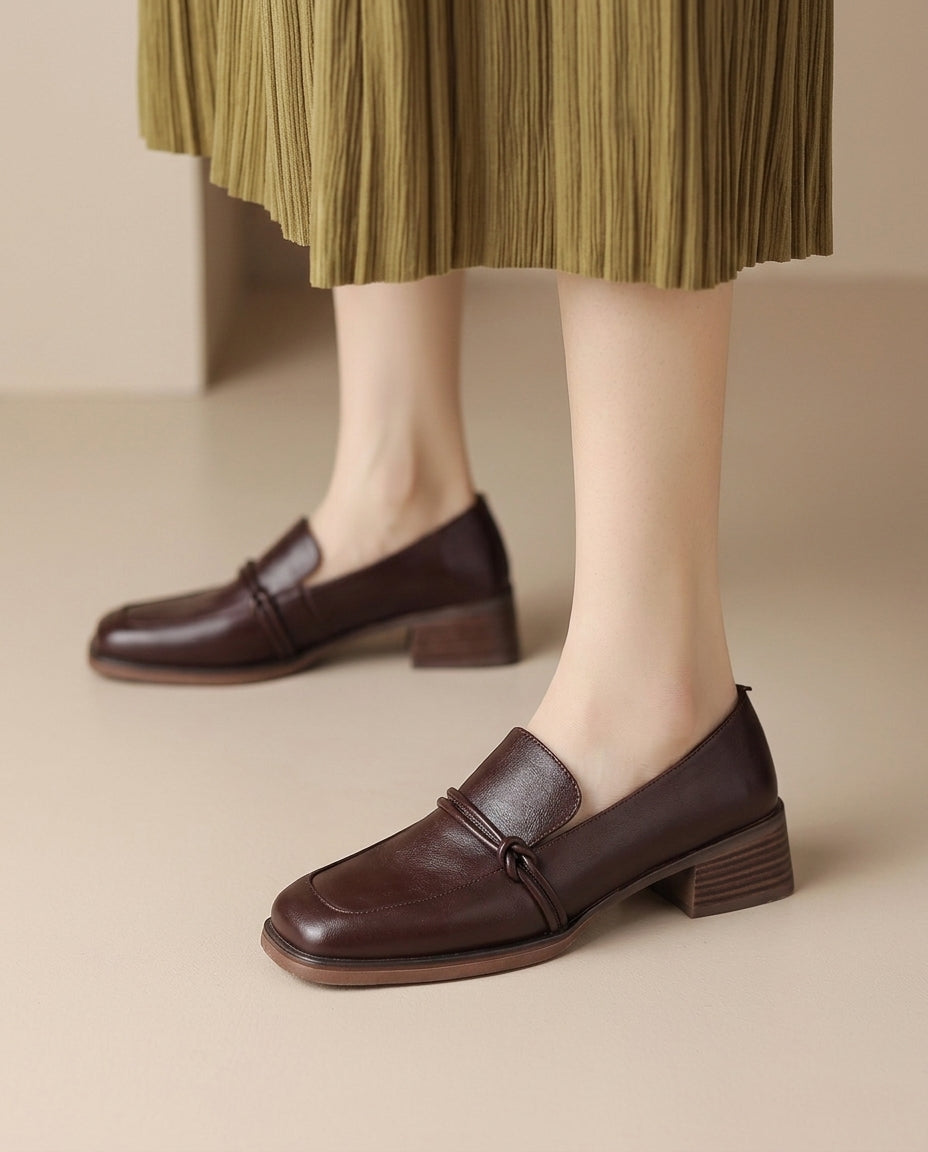 Audrey | Comfortable Women's Block-Heel Loafers