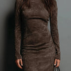 Sara | Velvet Midi Dress