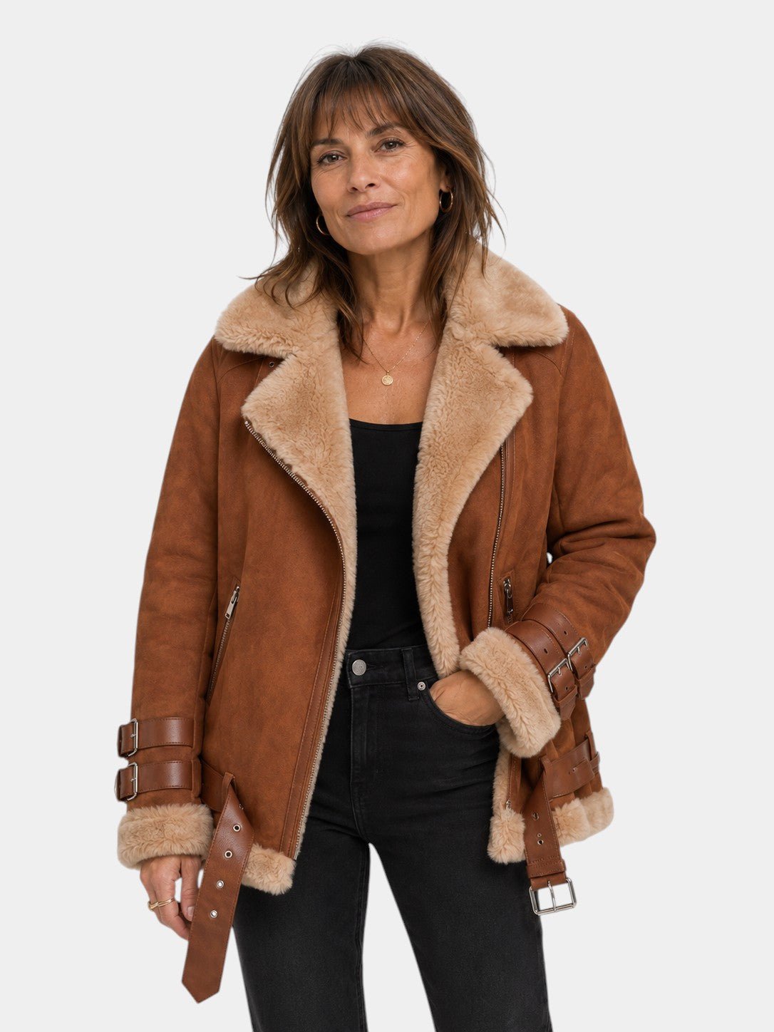 Estélya | Premium Faux-Shearling Coat