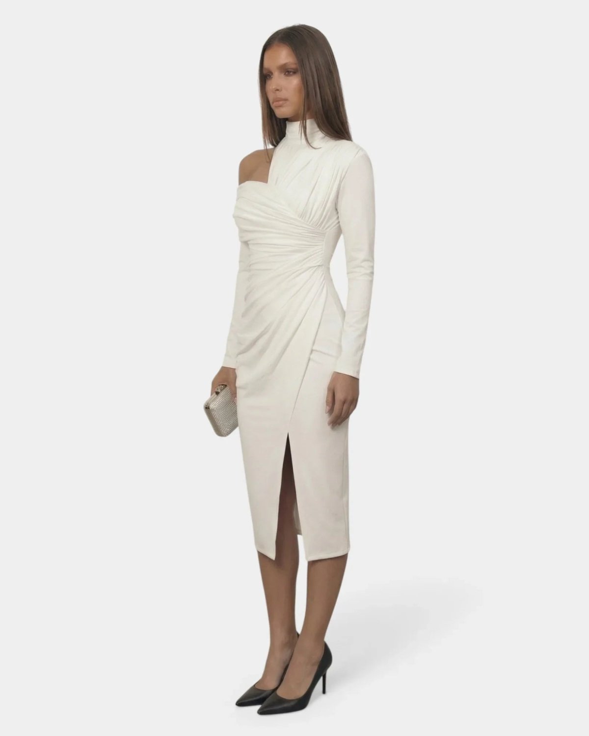 Fernande | Draped Maxi Dress