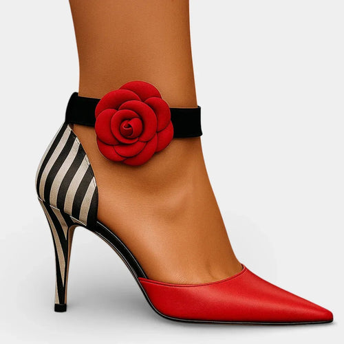 Angela | Floral Elegance Heels