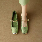 Mestelle | Elegant Women's Mary Jane Shoes with Shimmering Details