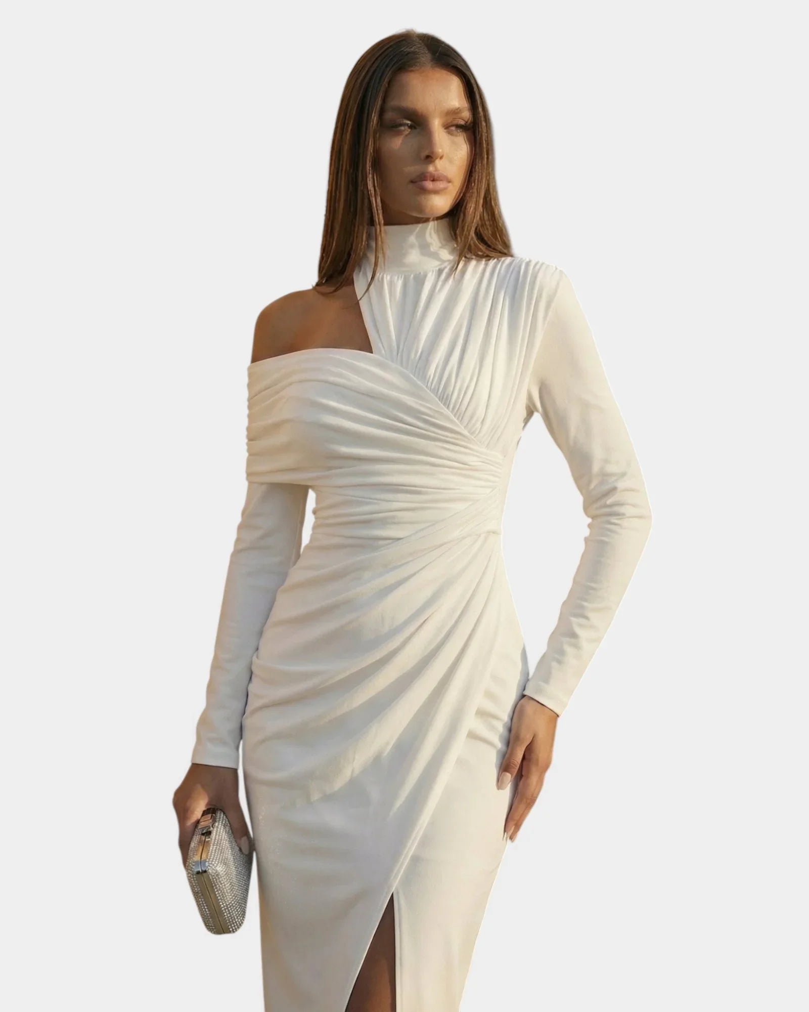 Fernande | Draped Maxi Dress