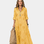 Savina | Maxi dress with embroidery