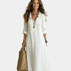 Savina | Maxi dress with embroidery