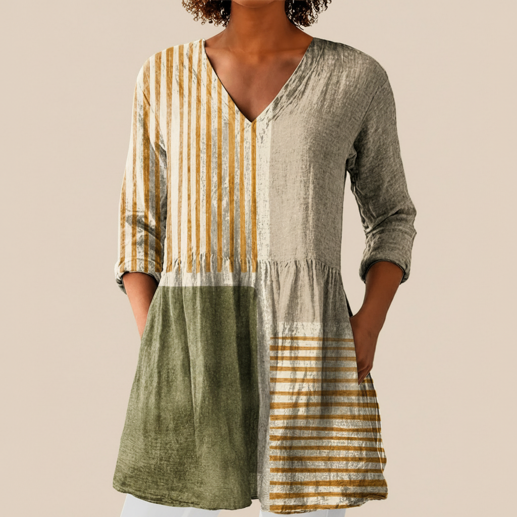 Maeve | Long Printed Blouse