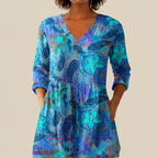 Riley | Long Printed Blouse