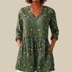 Skye | Long Printed Blouse