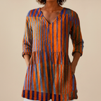 Elowen | Long Printed Blouse