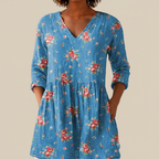 Ayla | Long Printed Blouse