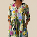 Remi | Long Printed Blouse