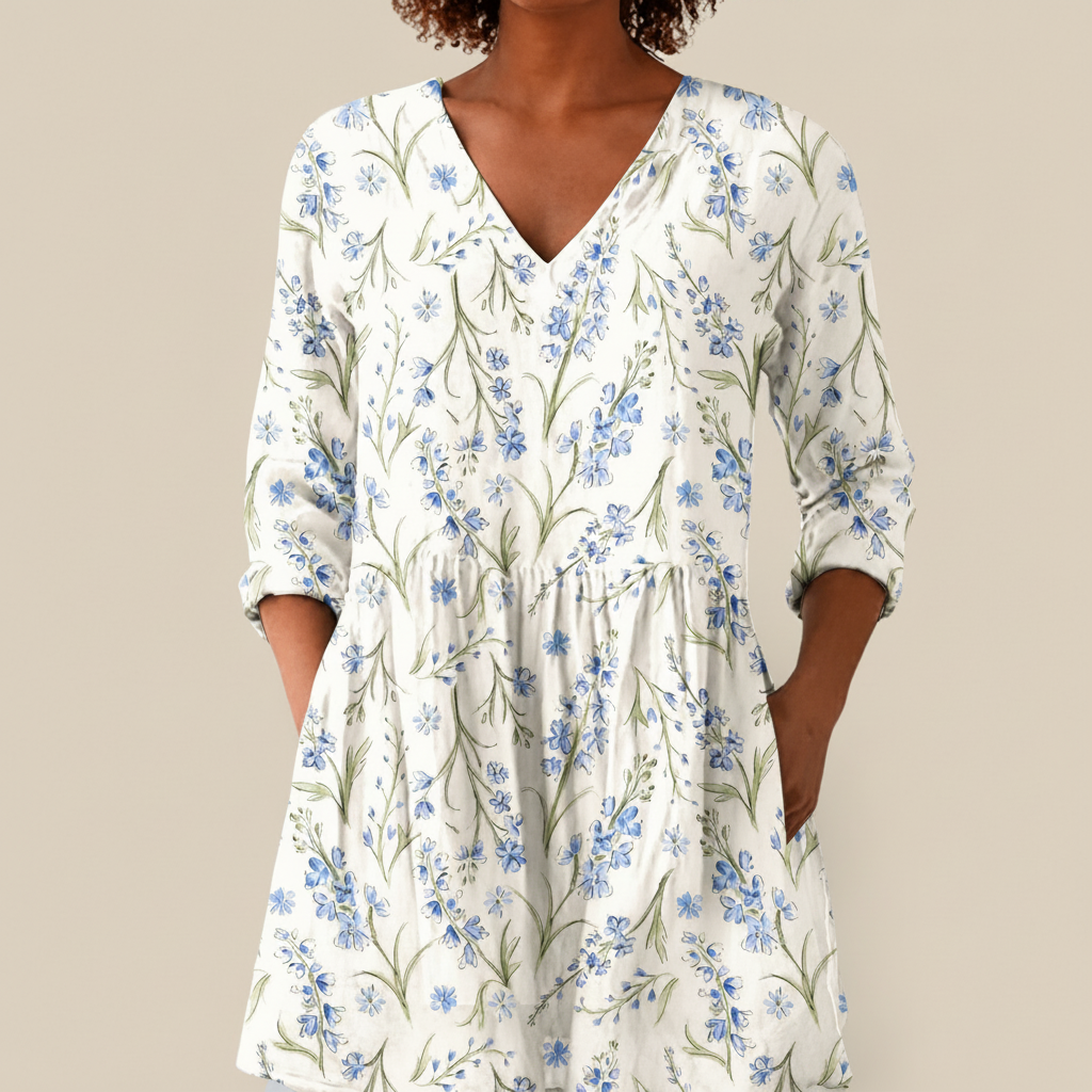 Brielle | Long Printed Blouse