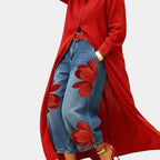 Céliane | Wide Leg Denim Dress and Trousers Set