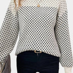 Rachael | Colour Block Crew Neck Jumper
