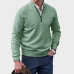 Malik | Elegant Zip-Up Jumper