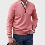 Malik | Elegant Zip-Up Jumper