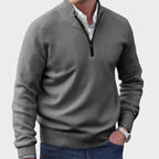 Malik | Elegant Zip-Up Jumper