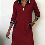 Sophie | Elegant Long Cotton Dress
