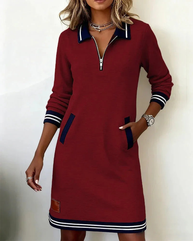 Sophie | Elegant Long Cotton Dress