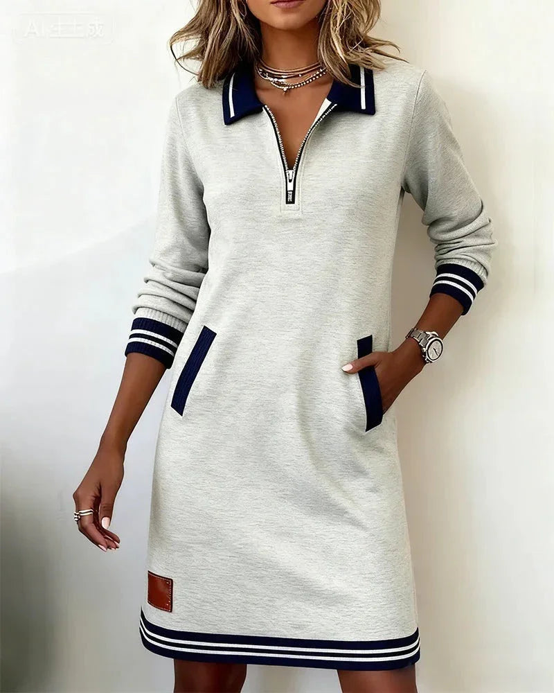 Sophie | Elegant Long Cotton Dress