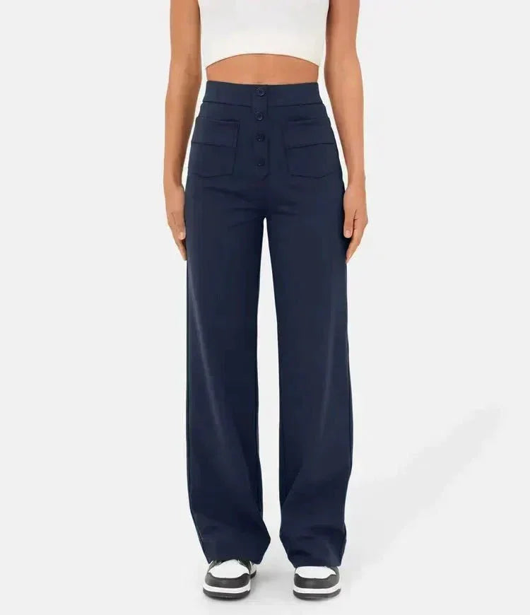 Jade | Comfortable Elastic Waist Trousers