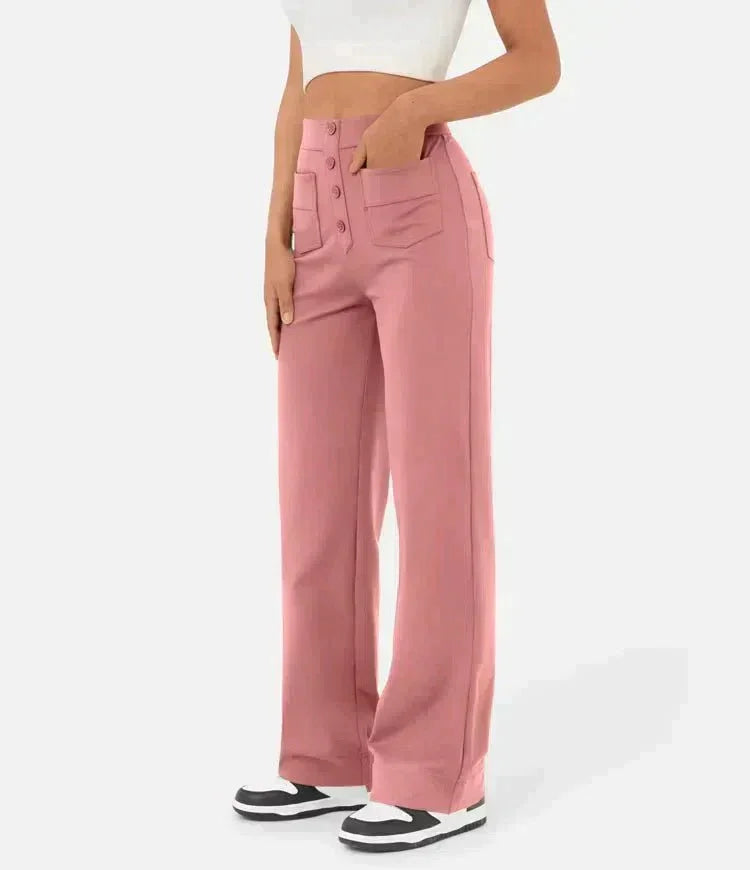 Jade | Comfortable Elastic Waist Trousers