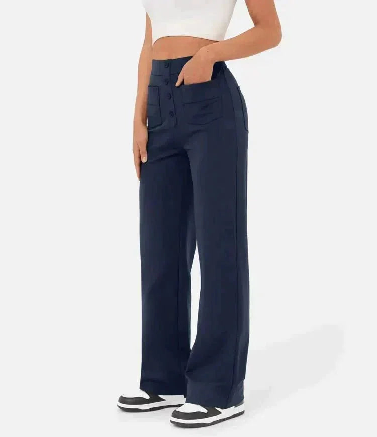 Jade | Comfortable Elastic Waist Trousers