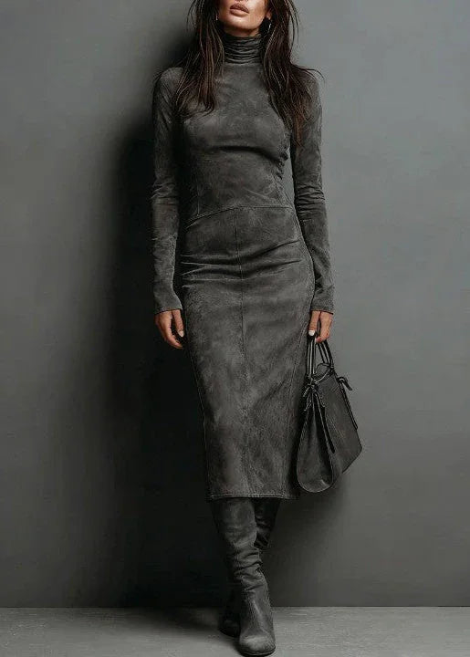 Sara | Velvet Midi Dress