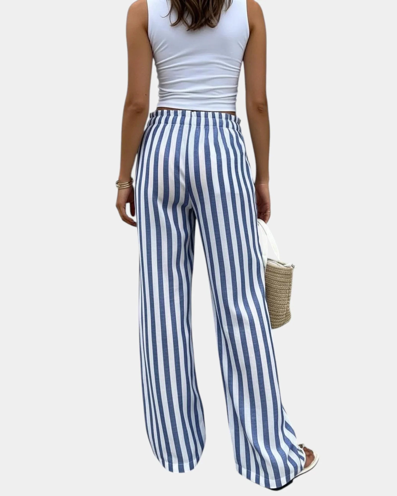 Marguerite | Striped Trousers