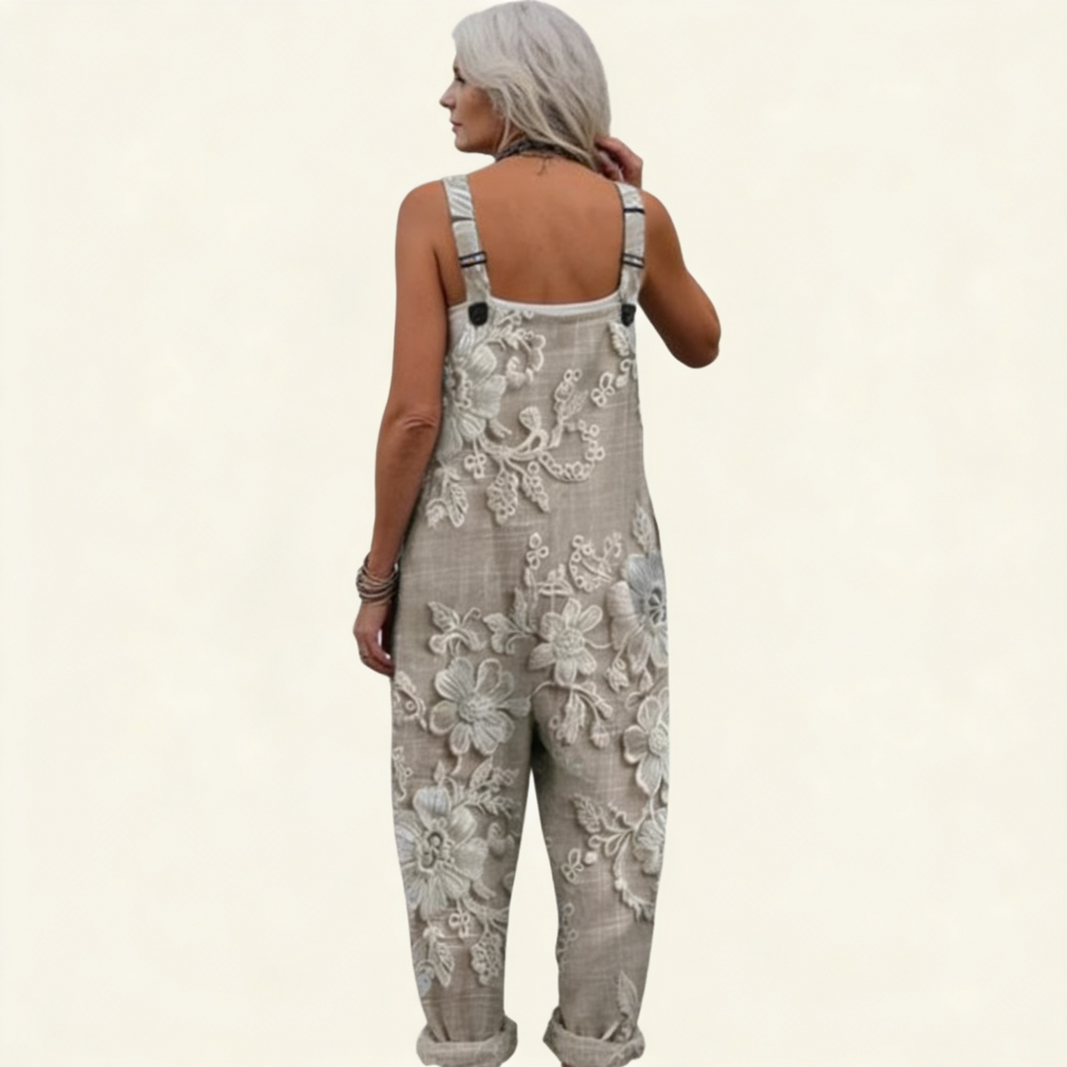 Sophie | Bright Refined Embroidered Floral Jumpsuit