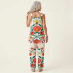 Amandine | Bright Calming Floral Jumpsuit